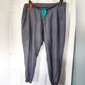 Figs Scrub Pants "Zamora" Joggers - Size XXL in Graphite